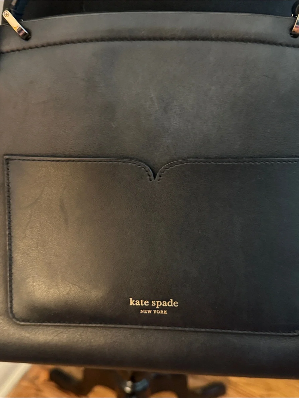 Kate Spade | Black New York Romy Medium Leather Satchel/Crossbody